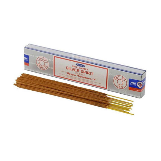 Satya Nag Champa Silver Spirit Incense Sticks 15g