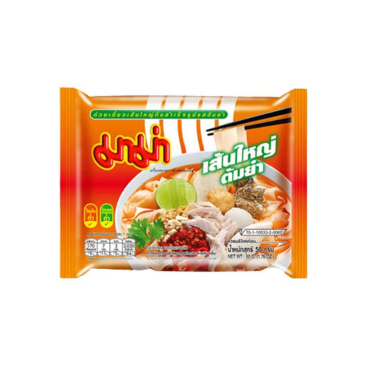 Mama Instant Flat Rice Noodles Tom Yam Flavour 50g