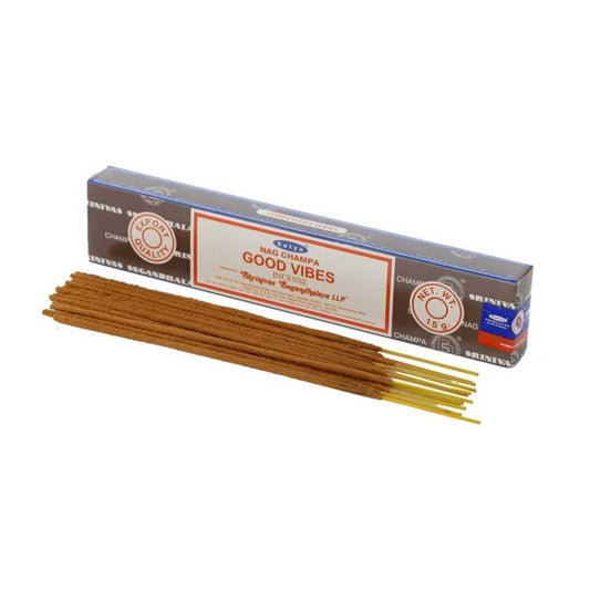 Satya Nag Champa Good Vibes Incense Sticks 15g
