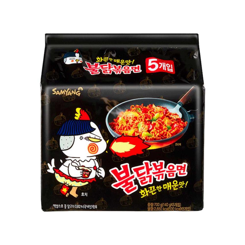 Samyang Buldak Original Hot Chicken Ramen Multi-Pack 5x140g